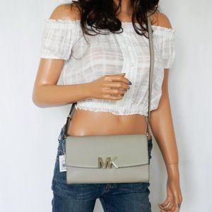 Michael Kors Montgomery L Clutch Xbody Bag Grey